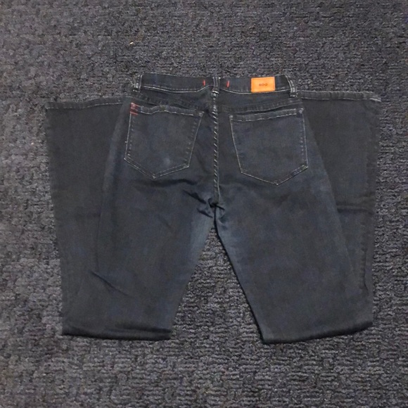 BDG Dark Blue Flare Jeans - Picture 5 of 5